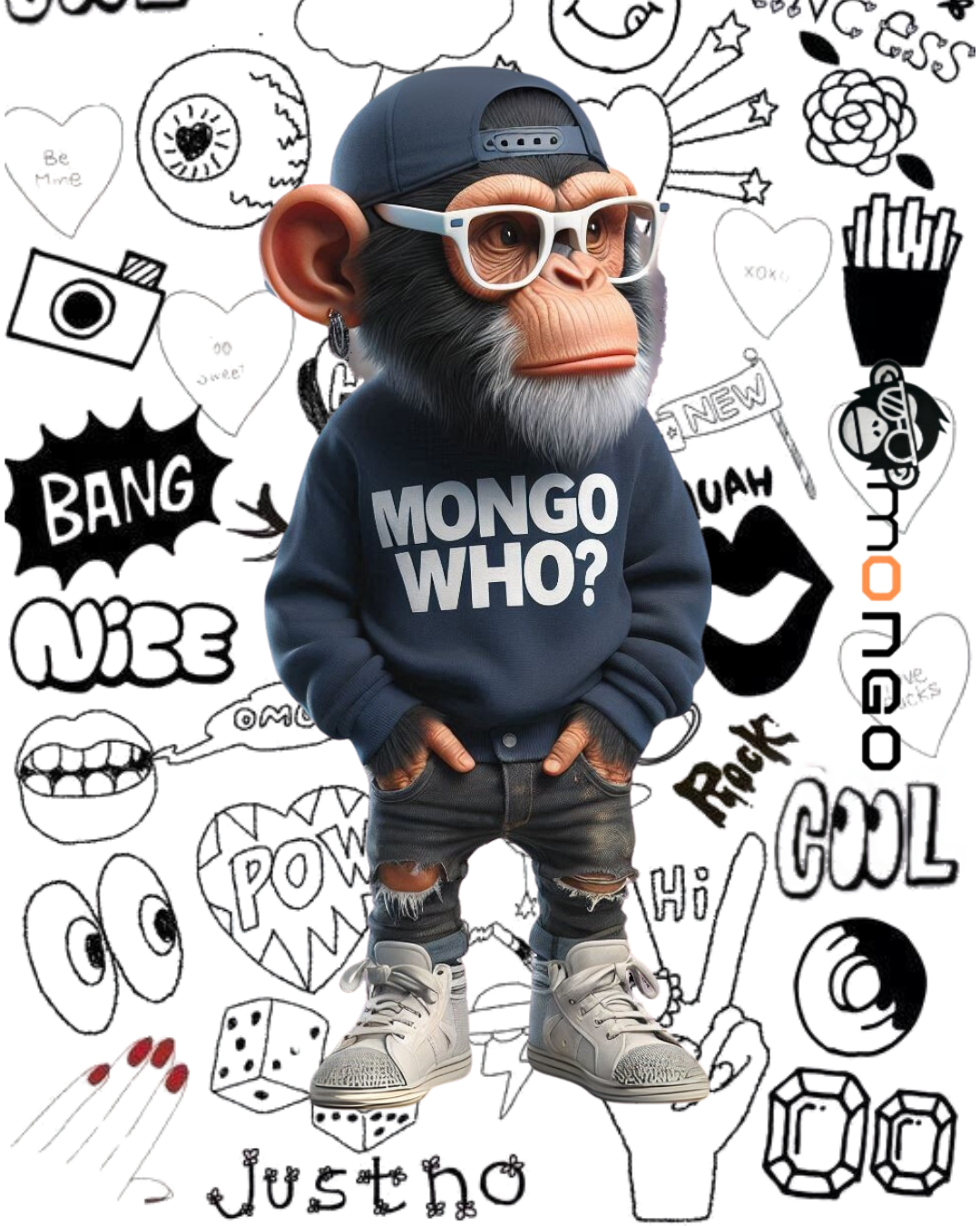 mongo who? Sudadera Mongo Who?